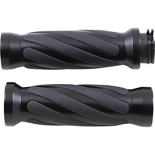 Drag Specialties - Twisted Grips - Matte Black