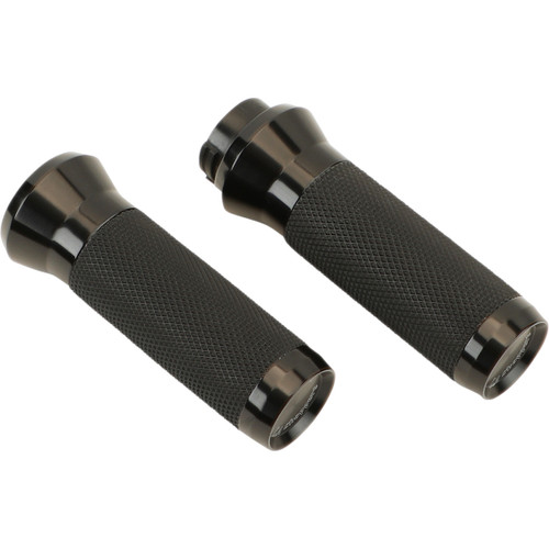 LA Choppers #LA-7492-00B - Grips - TBW - Anodized