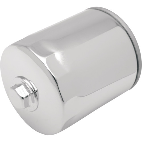 Drag Specialties - Oil Filter with Nut - Chrome - Twin Cam/M8