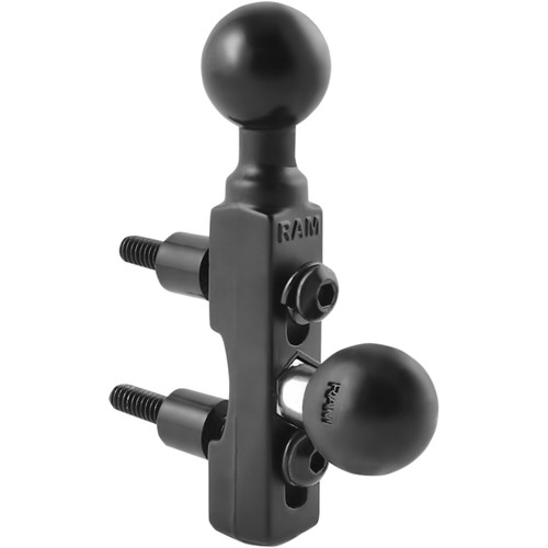 RAM Mounts #RAM-B-309-2U - Motorcycle Brake/Clutch Reservoir Base Mount with 1" Balls