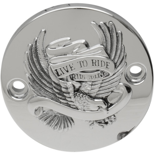 Drag Specialties - Points Cover - Chrome/Black - M8
