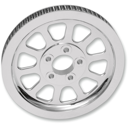 Drag Specialties - Chrome Rear Pulley - 66 Tooth - FLS/FXS