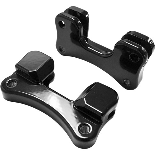 Drag Specialties - Fender-To-Fork Adapters - Gloss Black