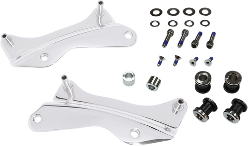 Drag Specialties Backrest Docking Kit - Chrome