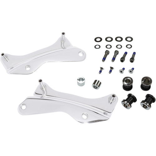 Drag Specialties - Backrest Docking Kit - Chrome