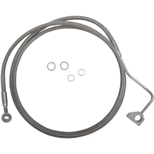Drag Specialties - Brake Line - +6" - Stainless Steel - ABS