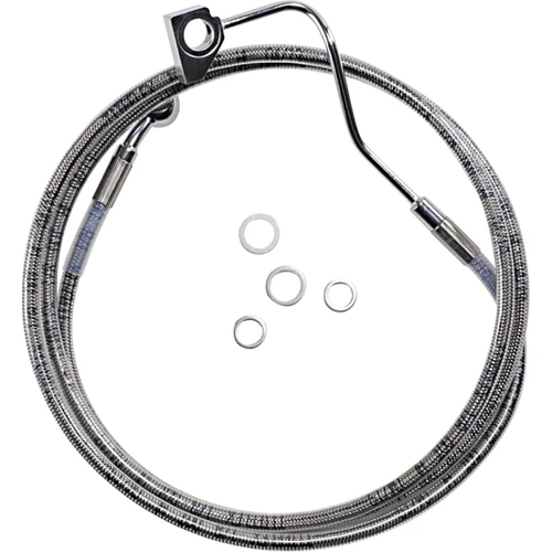 Drag Specialties - Brake Line - +6" - Stainless Steel - ABS