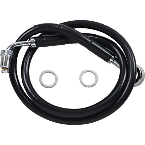 Drag Specialties - Brake Line - +6" - Black - '18-'23 Softail