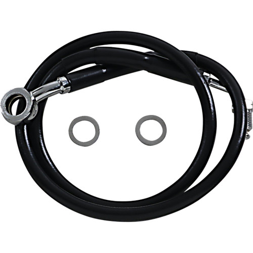 Drag Specialties - Brake Line - +8" - Black - '18-'23 Softail