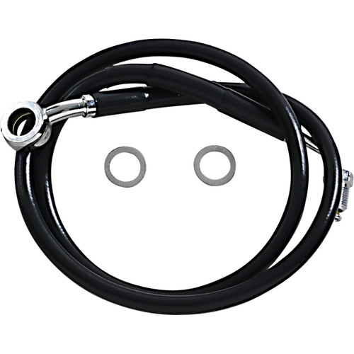 Drag Specialties - Brake Line - +10" - Black - '18-'23 Softail