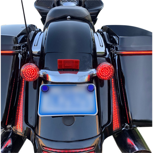 Drag Specialties - Bullet-Style Turn Signal Insert - Red