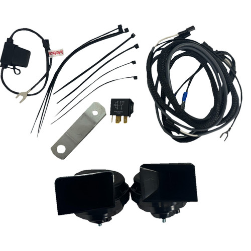 Rivco Products #EH275K - Electric Horn - Black - Harley Davidson