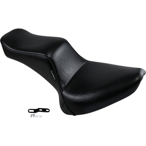 LE Pera #LX-020 - Cherokee Seat - Smooth - Black - Softail '00-'17