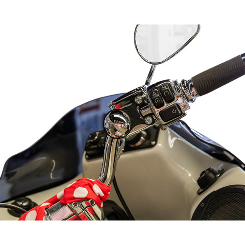 Klock Werks #KWD-01-0605-B - iOmounts™ Device Mount - Handlebar Mount - Black