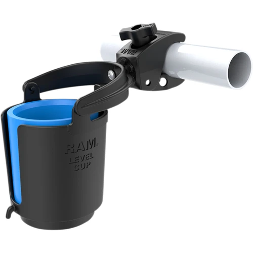RAM Mounts #RAM-B-132-400U - Drink Holder - Tough-Claw™ - Level Cup™