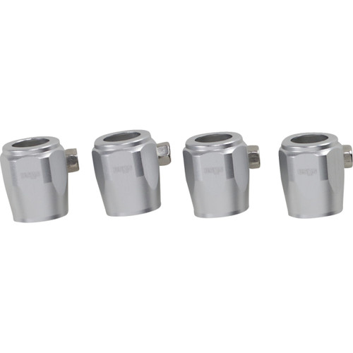 Jagg OIL Coolers #22-JHF06-SL-4 - Hose Finishers - Silver - 4-Pack