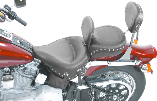 Wide Pillion Pad - Studded - Softail 00-05