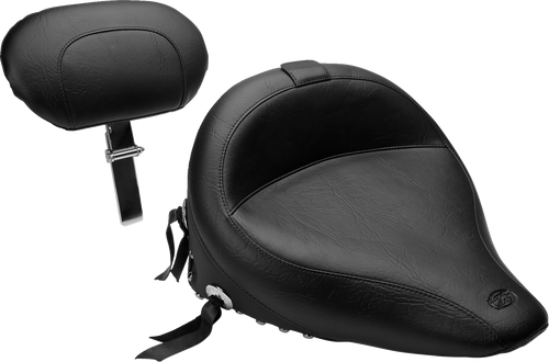Wide Studded Seat - Drivers Backrest - Softail 00-05