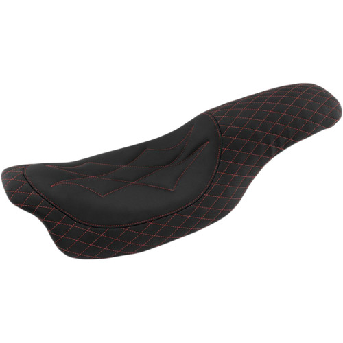 Mustang #74111AB - Revere Journey Seat - Diamond - Red Stitched - FL '08-'25