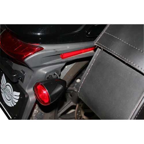 Custom Dynamics #PB-UNV-RTS-R-B - ProBEAM® Turn Signals - Gloss Black/Red - Universal