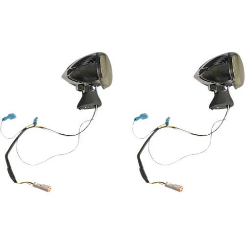Custom Dynamics #PB-SCOUT-AW-CS - Front LED Turn Signal - Chrome - Scout