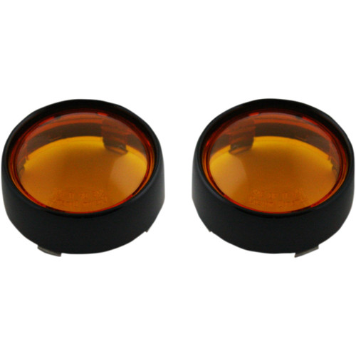 Custom Dynamics #PB-B-BEZ-BA - Bullet Signal Lenses - Black/Amber
