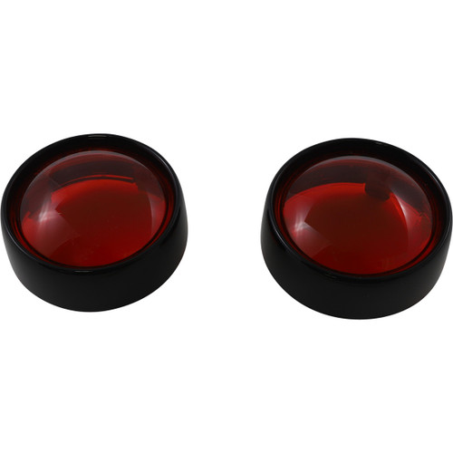 Custom Dynamics #PB-B-BEZ-BR - Bullet Signal Lenses - Black/Red
