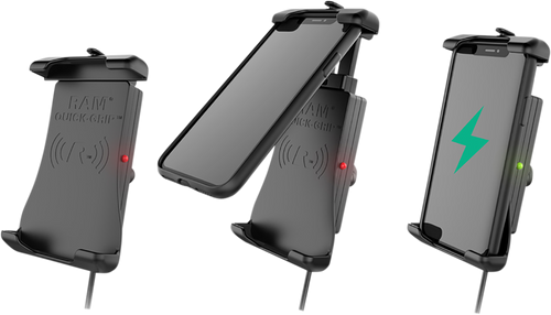 Device Holder - Quick-Grip - Charging - Wireless - Waterproof - Hardwire Charger