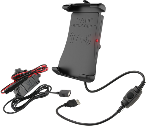 Device Holder - Quick-Grip - Charging - Wireless - Waterproof - Hardwire Charger