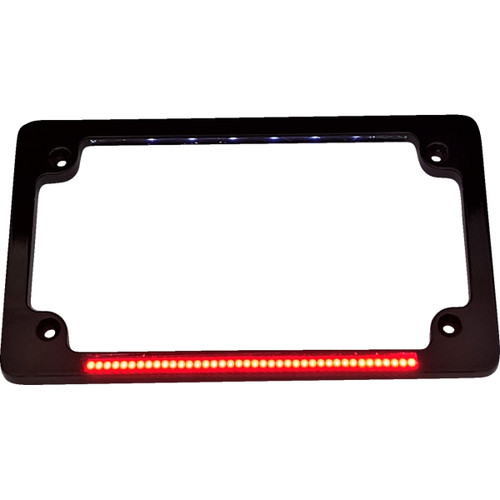 Custom Dynamics #TF02-B - Dual License Plate Frame - Black