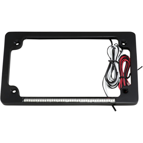 Custom Dynamics #TF02-B - Dual License Plate Frame - Black