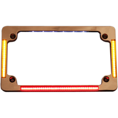Custom Dynamics #TF04-C - License Plate Frame - Chrome