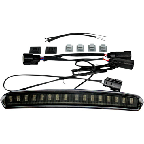 Custom Dynamics #CD-TP-LID-CS - Tour Pack Lid Light - Chrome/Smoke