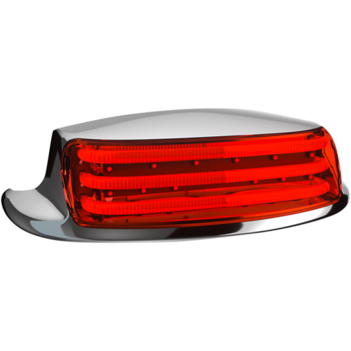 Custom Dynamics #PB-FT-TOUR-R-C - Fender Tip Light - LED - Red Lens - Chrome