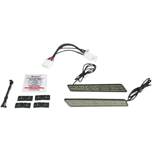 Custom Dynamics #CD-LATCH-HD-S - Saddlebag Latch Lights - '97-'13 - Smoke
