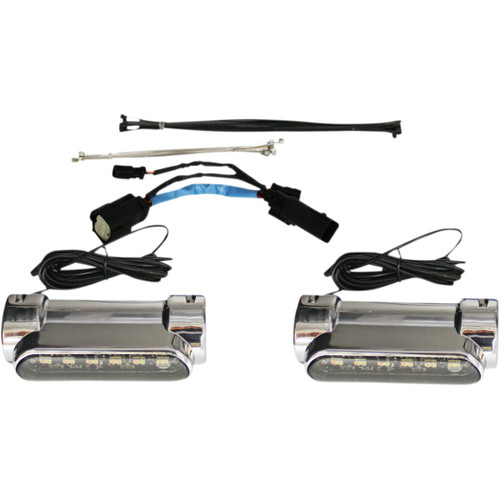 Custom Dynamics #CD-CB-AW-SS8-C - Engine Guard Light - Chrome - '09-'13 CVO