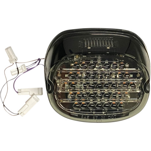 Custom Dynamics #CD-INT-TL-W-S - Taillight w/ Integrated Turn Signal - Top Window - Smoked Lens
