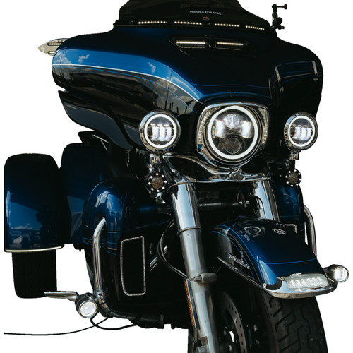 Custom Dynamics #PB-FOG-TKE-C - Fog Light - Chrome - Clear Lens