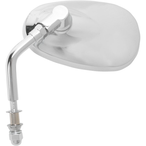 Emgo #20-86837 - Mirror - Side View - Lil' Cruiser/Oval - Standard Stem - Left/Right - Bolt-On - Each