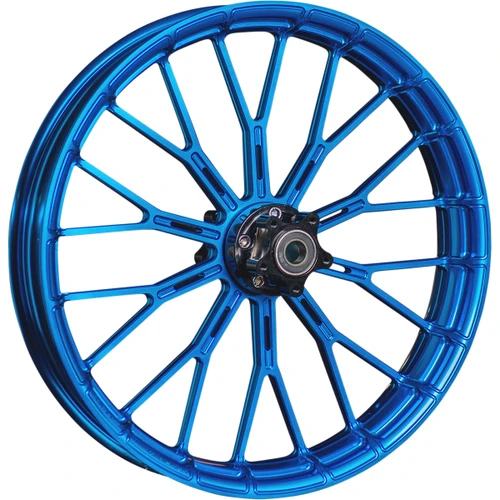 Arlen Ness #71-556 - Rim - Y-Spoke - Front - Blue - 19x3.25