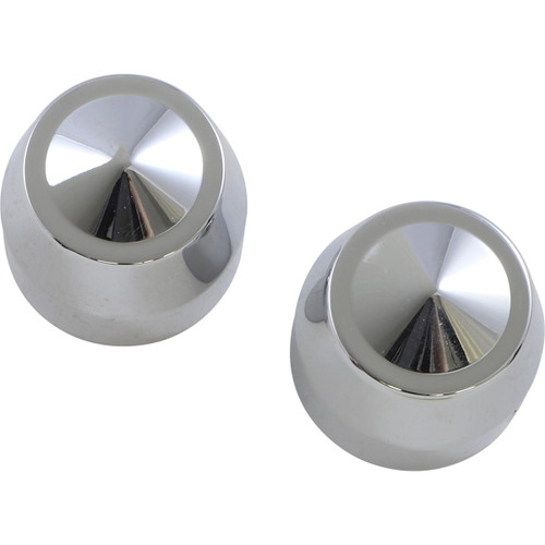 Accutronix #TAC101-EC - Axle Caps - Elite - Chrome - 1" - Pair