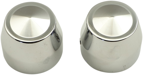 Axle Caps - Elite - Chrome - 25 mm