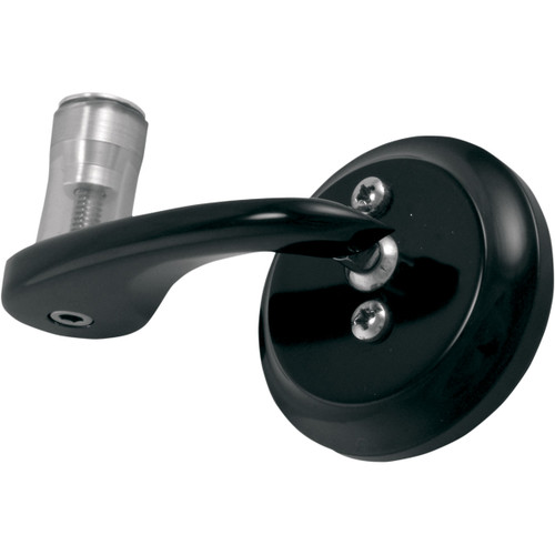 Todd's Cycle #BSMR-2 - Mirror - Shooter - Side View - Round - Black - Right