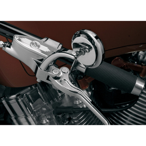 Todd's Cycle #SML-1 - Mirror - Shooter - Side View - Round - Chrome - Left - Each