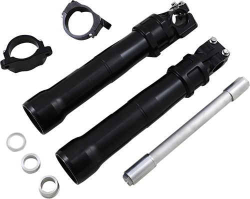 Lower Fork Legs - 49 mm ABS - Black