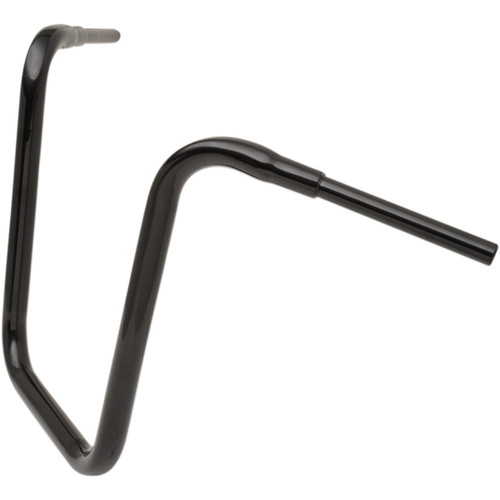 Drag Specialties - 1-1/2" "Big" Buffalo Ape Hanger Bar - 18" - TBW - Black