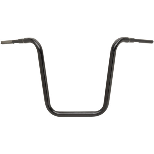 Drag Specialties - 1-1/2" "Big" Buffalo Ape Hanger Bar - 18" - TBW - Black