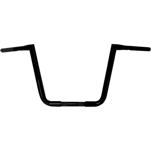 LA Choppers #LA-7360-13B - 1-1/4" Twin Peaks Big Twin Handlebar - 13" - Black