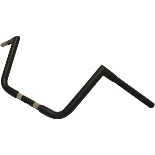 LA Choppers #LA-7360-10M - 1-1/4" Twin Peaks Big Twin Handlebar - 10" - Flat Black