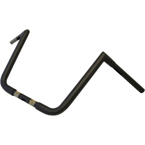 LA Choppers #LA-7360-13M - 1-1/4" Twin Peaks Big Twin Handlebar - 13" - Flat Black